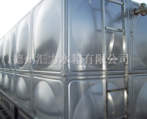 匯力不銹鋼水箱扶梯展示