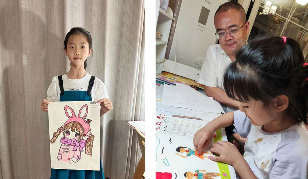 童心向黨 || “西投寶寶”們的親子繪畫作品展來啦！看看你pick哪個！